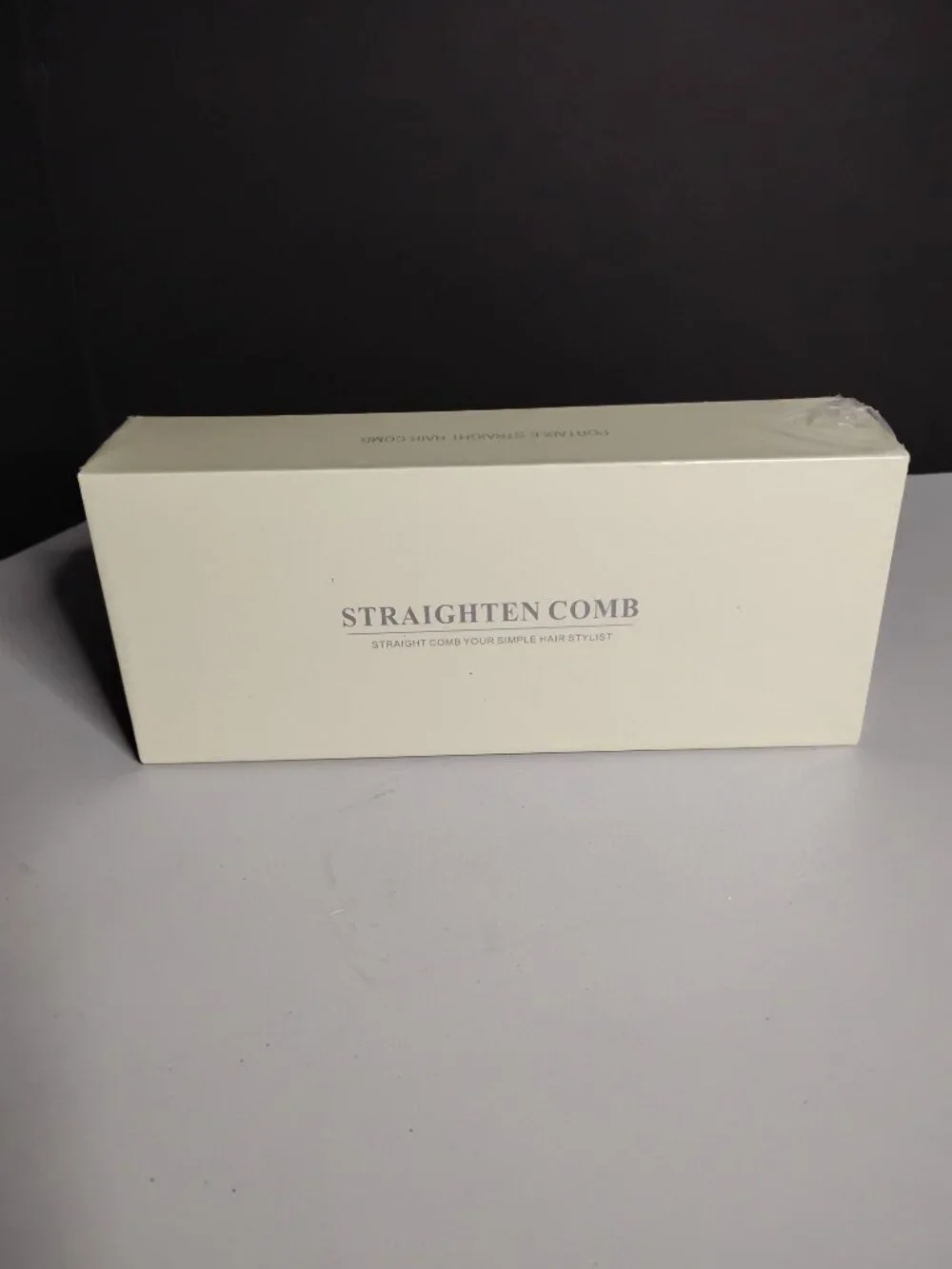 Portable Cordless Hair Straightening Comb Ceramic Heated Brush Styler New Sealed